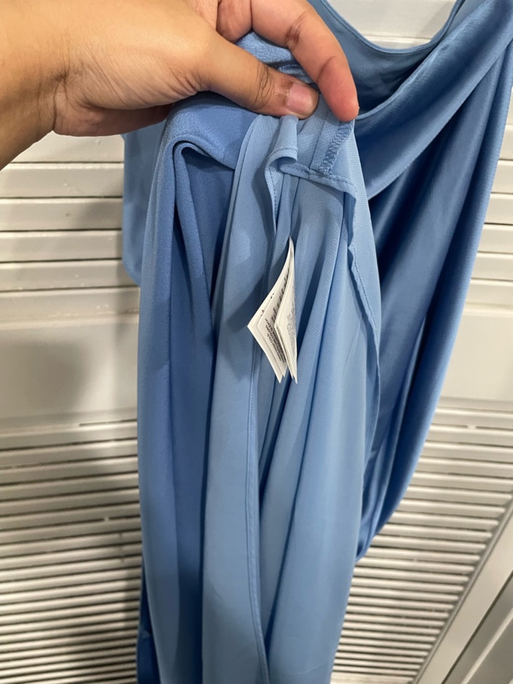 NWT Ralph Lauren Satin Charmeuse One-Shoulder Gown - Picture 13 of 13